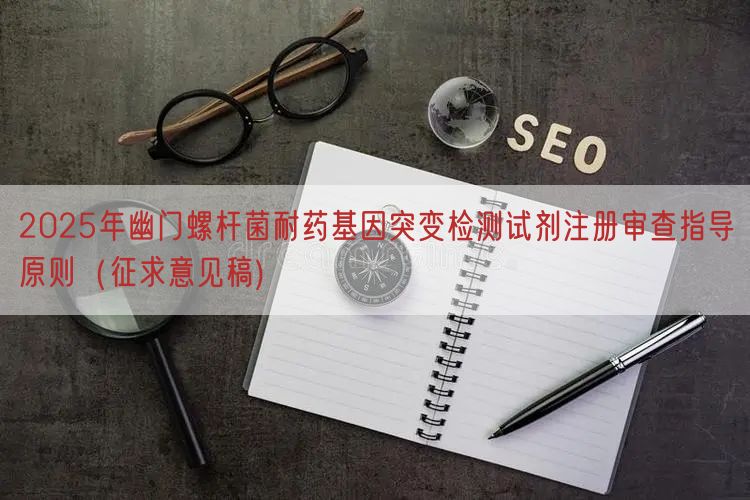 2025年幽门螺杆菌耐药基因突变检测试剂注册审查指导原则（征求意见稿) 