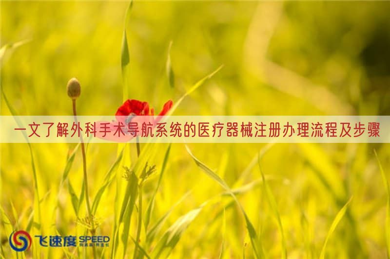 一文了解外科手术导航系统的医疗器械注册办理流程及步骤