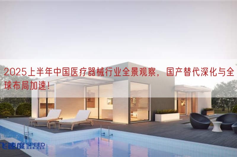 2025上半年中国医疗器械行业全景通过了解，国产替代深化与全球布局加速！