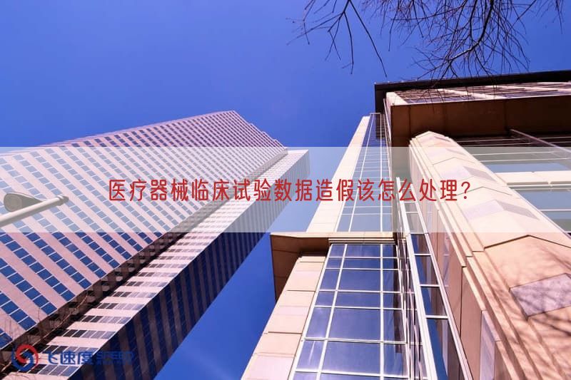 医疗器械临床试验数据造假该怎么处理？