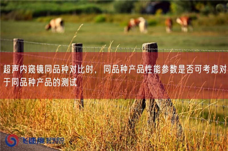 超声内窥镜同品种比较时，同品种产品性能参数是否可考虑对于同品种产品的测试