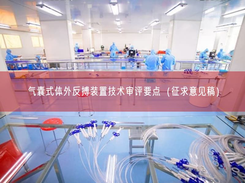 气囊式体外反搏装置技术审评要点（征求意见稿）