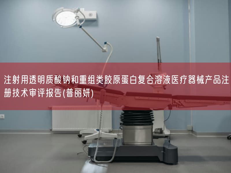 注射用透明质酸钠与重组类胶原蛋白复合溶液医疗器械产品注册技术审评报告(普丽妍)