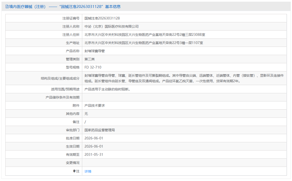 第三类医疗器械封堵球囊导管注册办理流程及步骤周期指南