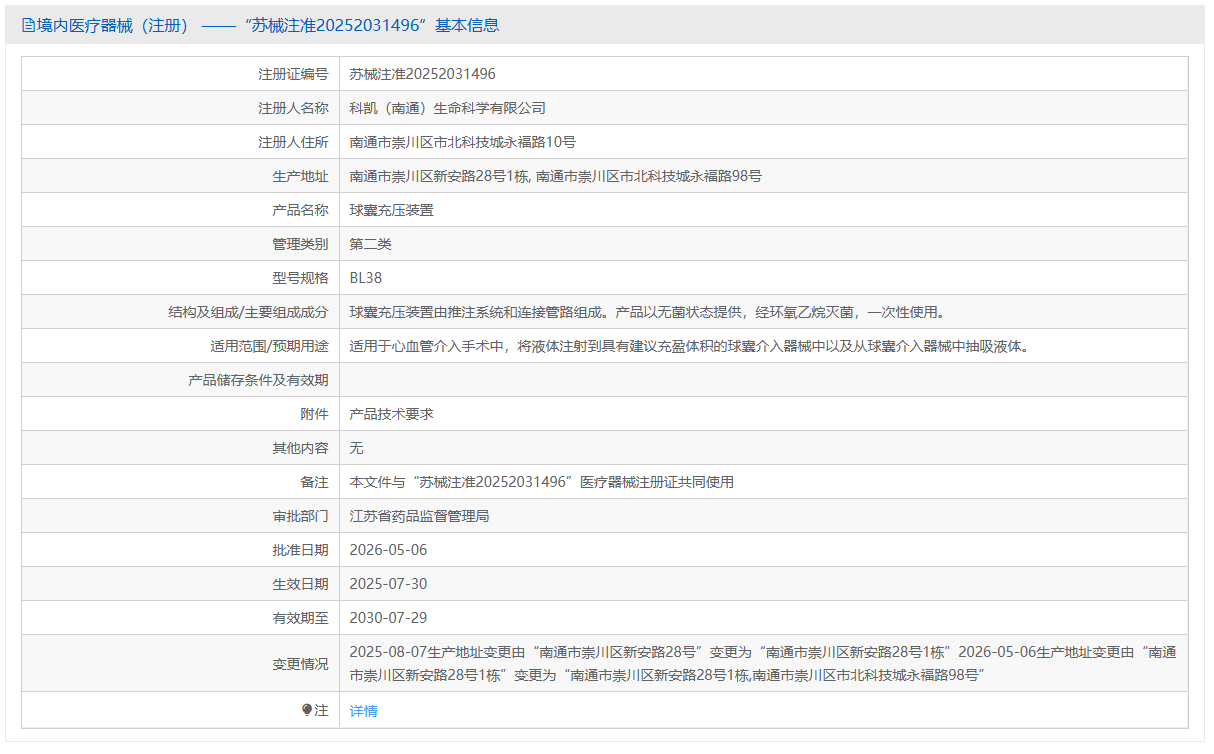 第二类医疗器械球囊充压装置注册办理流程及步骤周期指南