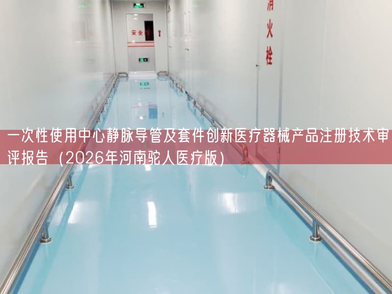 一次性使用中心静脉导管及套件创新医疗器械产品注册技术审评报告（2026年河南驼人