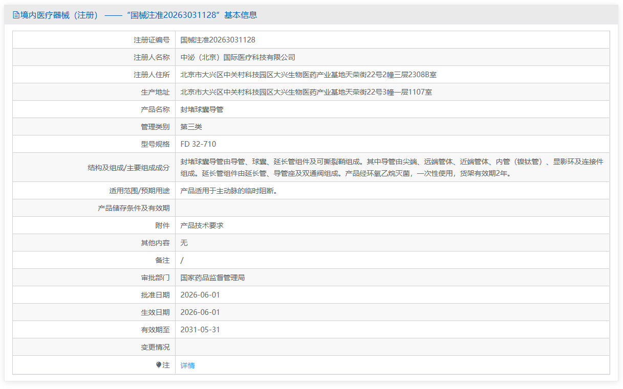 第三类医疗器械封堵球囊导管注册办理流程及步骤周期指南